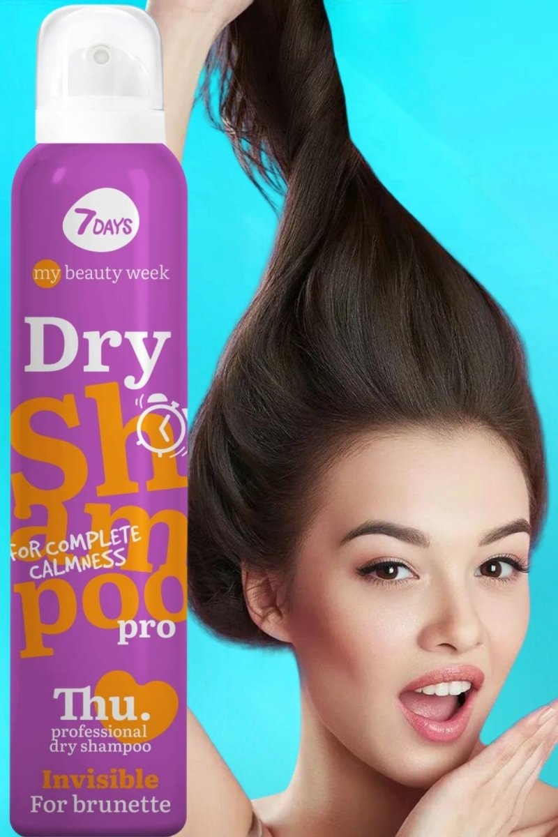 7Days Pürüzsüz-İpeksi Saçlar için Kuru Şampuan Ekstra Temiz &Görünmez(Koyu Saçlarda) 2'li Set - PureVissage